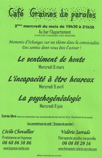 incapacité à être heureux, la psychogénéalogie